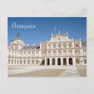 Postal Palacio Real de Aranjuez