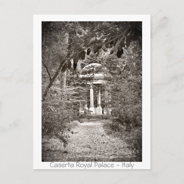 Postal Palacio Real de Caserta (Anverso)