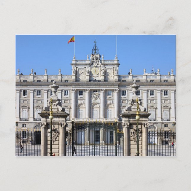 Postal Palacio Real de Madrid (Anverso)