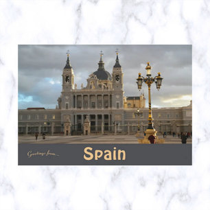 Postal Palacio Real de Madrid España
