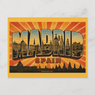 Postal Palacio Real de Madrid España