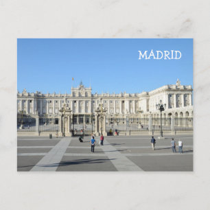 Postal Palacio Real, Madrid Postcard