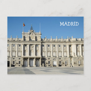 Postal Palacio Real, Madrid Postcard
