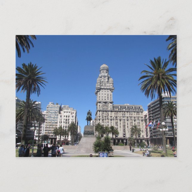 Postal Palacio Salvo, Montevideo, Uruguay (Anverso)