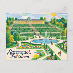 Postal Palacio Sanssouci Alemania