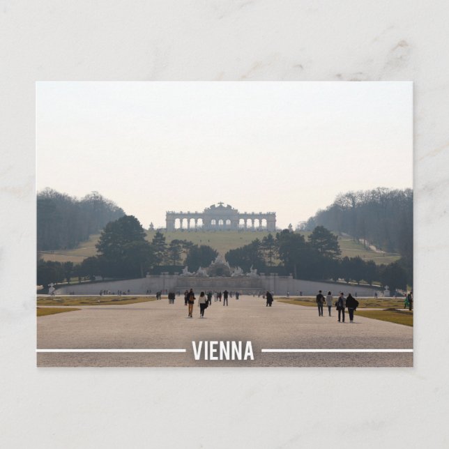 Postal Palacio Schonbrunn - Viena Austria (Anverso)