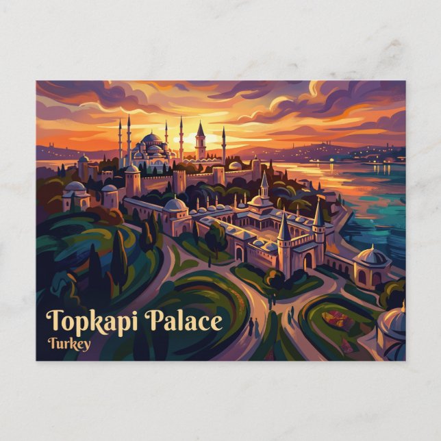 Postal Palacio Topkapi Turquía (Anverso)