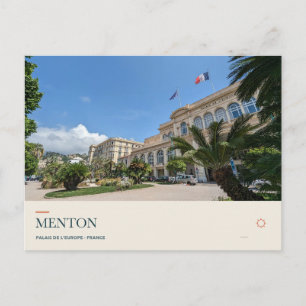 Postal Palais de l’Europe en Menton
