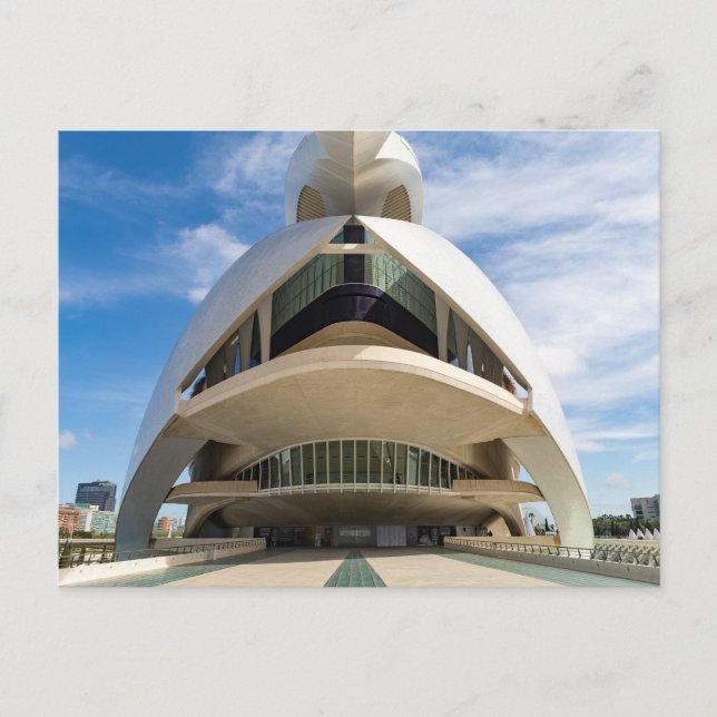 Postal Palau de les Arts Reina Sofía, Valencia (Anverso)