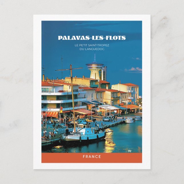 Postal Palavas-les-Flots ZRYU98 (Anverso)