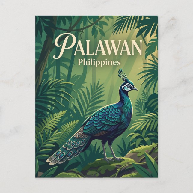 Postal Palawan Filipinas (Anverso)