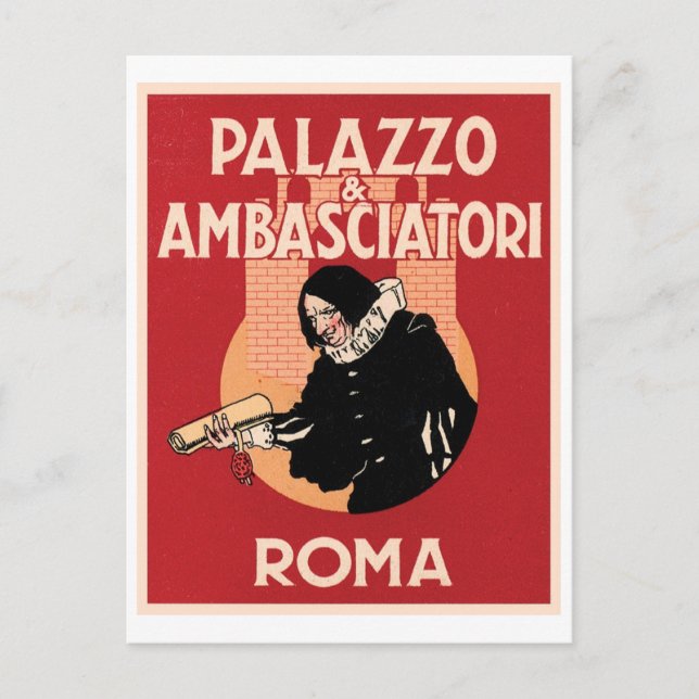 Postal Palazzo &amp; Ambasciatori Roma (Anverso)