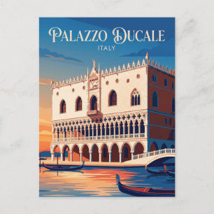 Postal Palazzo Ducale, Venecia, Italia Italia