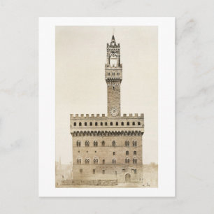 Postal Palazzo Vecchio, o el Palazzo della Signoria, Fl