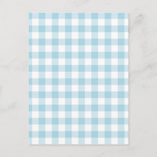 Postal Pale Blue Gingham