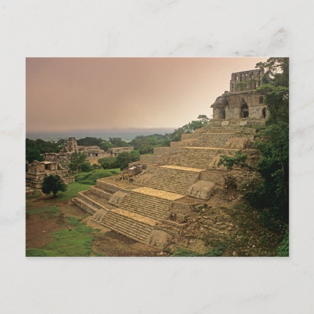 Postal Palenque, Chiapas, México, Maya (Anverso)