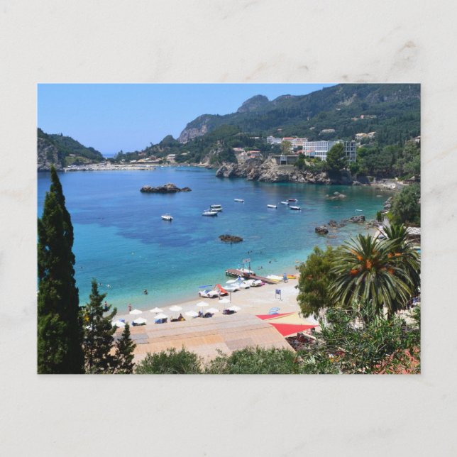 Postal Paleokastritsa Grecia (Anverso)