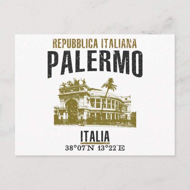 Postal Palermo (Anverso)