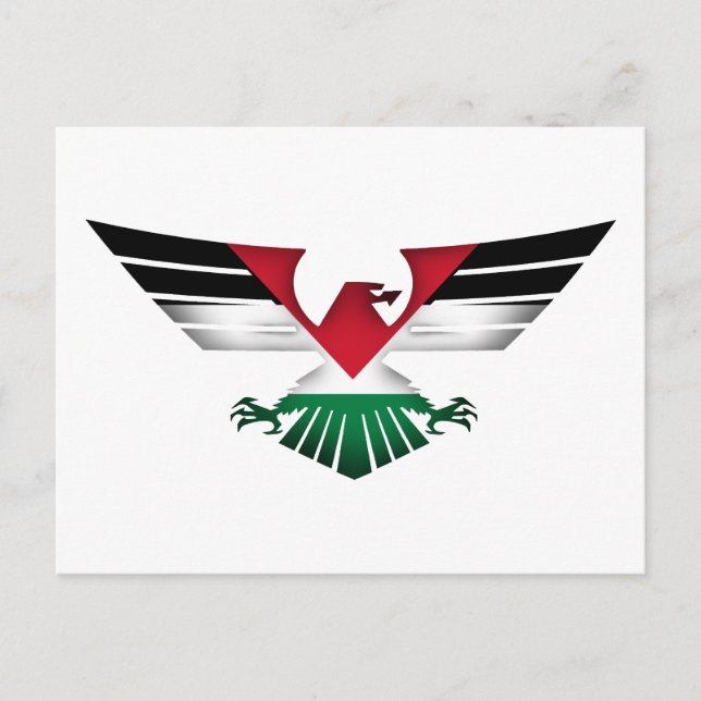 POSTAL PALESTINA LIBRE - ALAS DE LA LIBERTAD (Anverso)