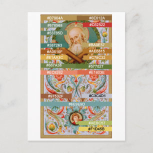 Postal Paleta de Colores para San Andrés el Apóstol (JMAS