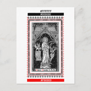Postal Paleta de Colores para St. Joseph (DT 01)