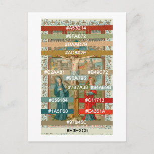 Postal Paleta de colores para Stabat Mater (SAU 22)
