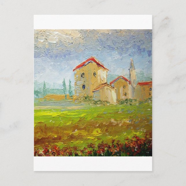 Postal Paleta del pueblo toscano (Anverso)