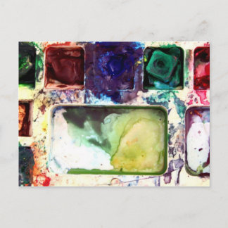 Postal PALETTE COLORS Postcard