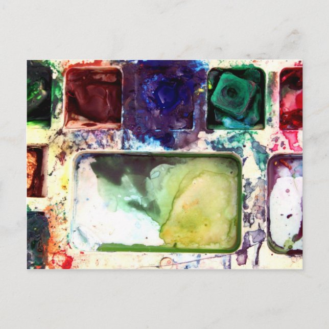 Postal PALETTE COLORS Postcard (Anverso)