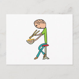 Postal Palillos Y Fideos