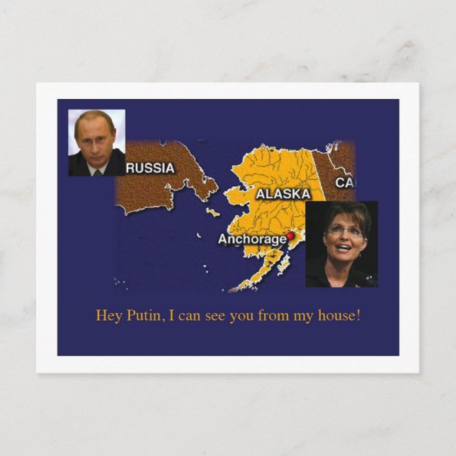 Postal Palin Postcard (Anverso)