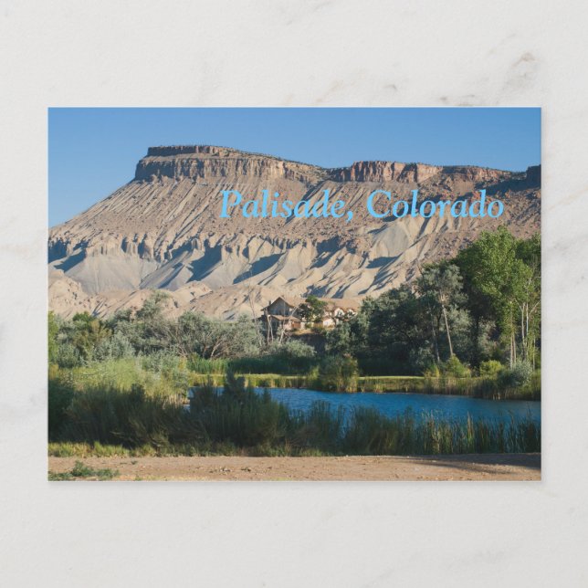 Postal Palisade, Colorado (Anverso)