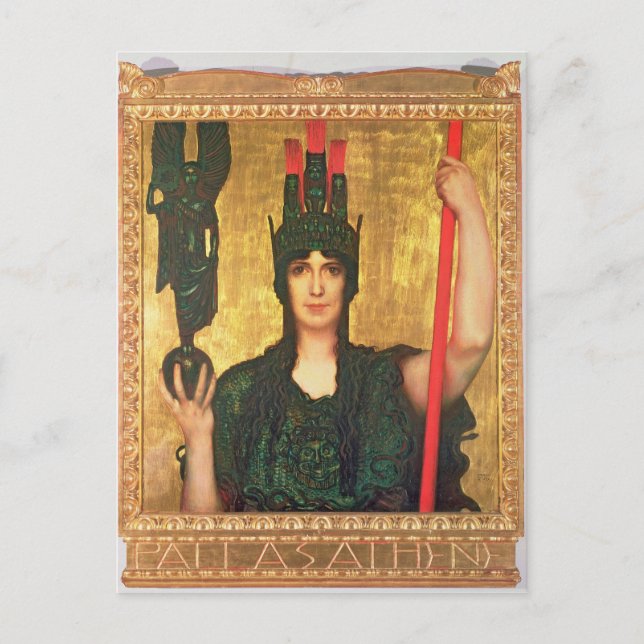 Postal Pallas Athena (Anverso)