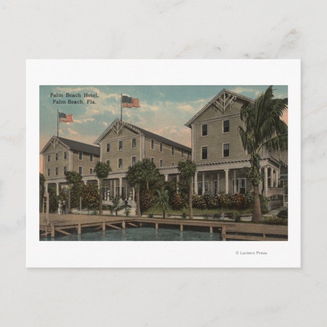 Postal Palm Beach, FL - Vista exterior de Palm Beach (Anverso)