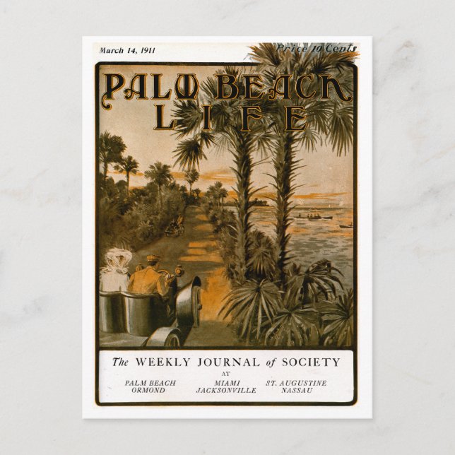 Postal Palm Beach Life #17 (Anverso)