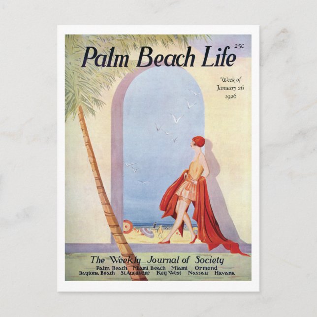 Postal Palm Beach Life #18 (Anverso)