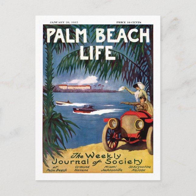 Postal Palm Beach Life #19 (Anverso)