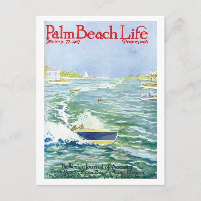 postal Palm Beach Life #2 (Anverso)