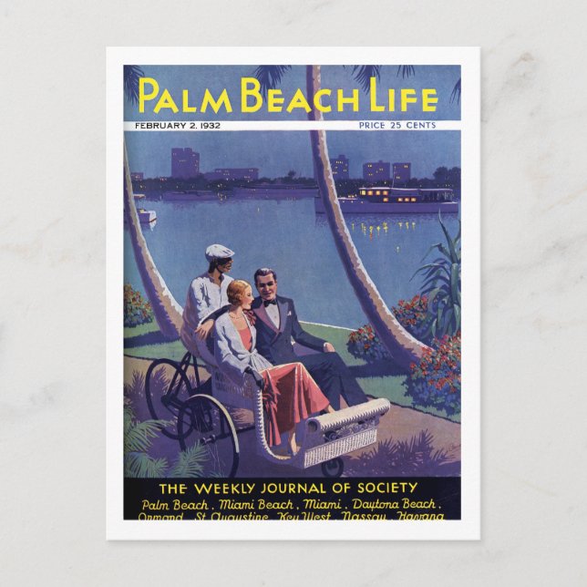 postal Palm Beach Life #4 (Anverso)