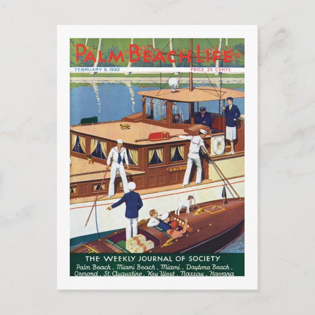 postal Palm Beach Life #6 (Anverso)
