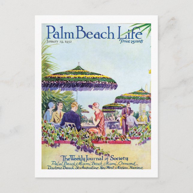 postal Palm Beach Life #9 (Anverso)