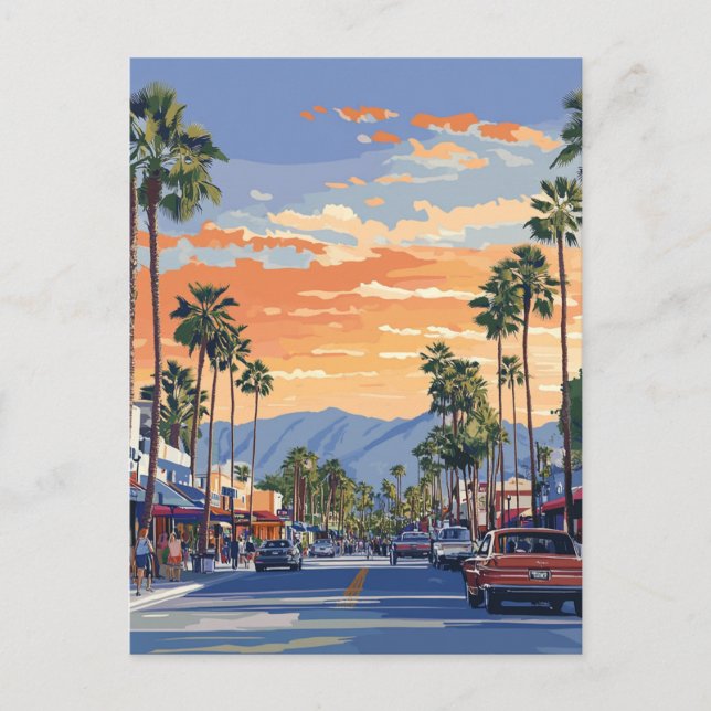 Postal PALM CANYON DRIVE-PALM SPRINGS CA Postcard (Anverso)