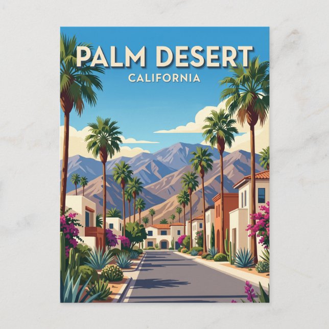 Postal Palm Desert California (Anverso)