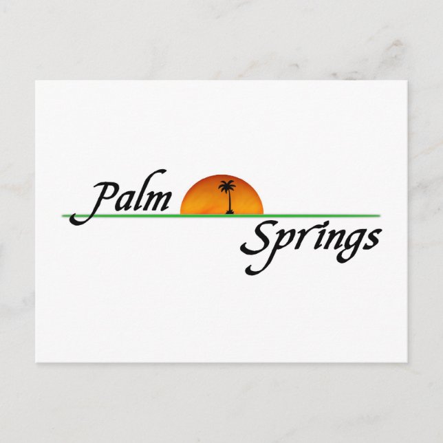Postal Palm Springs (Anverso)