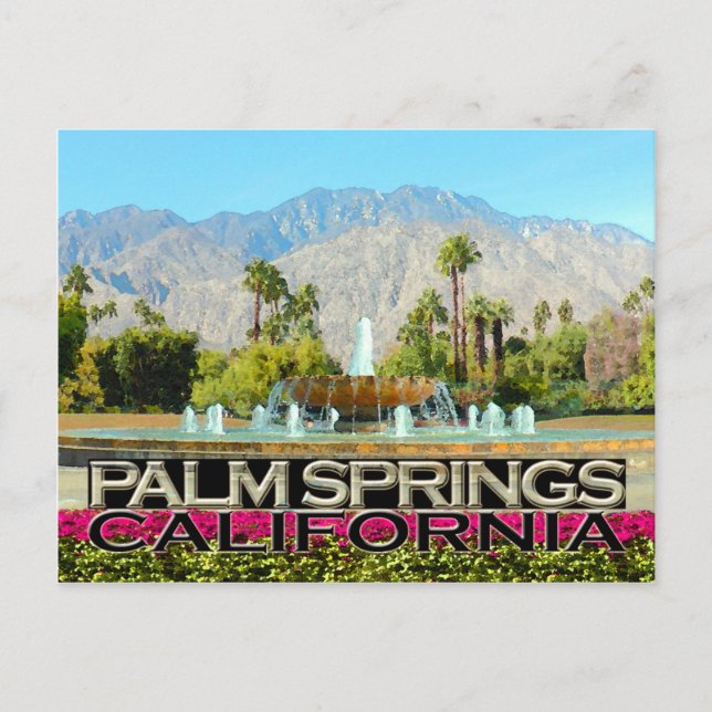 Postal Palm Springs (Anverso)