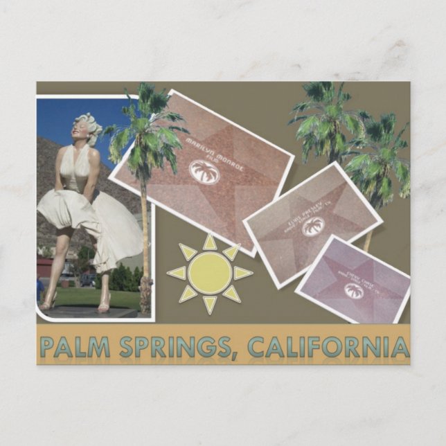 POSTAL PALM SPRINGS #1 POSTCARD (Anverso)