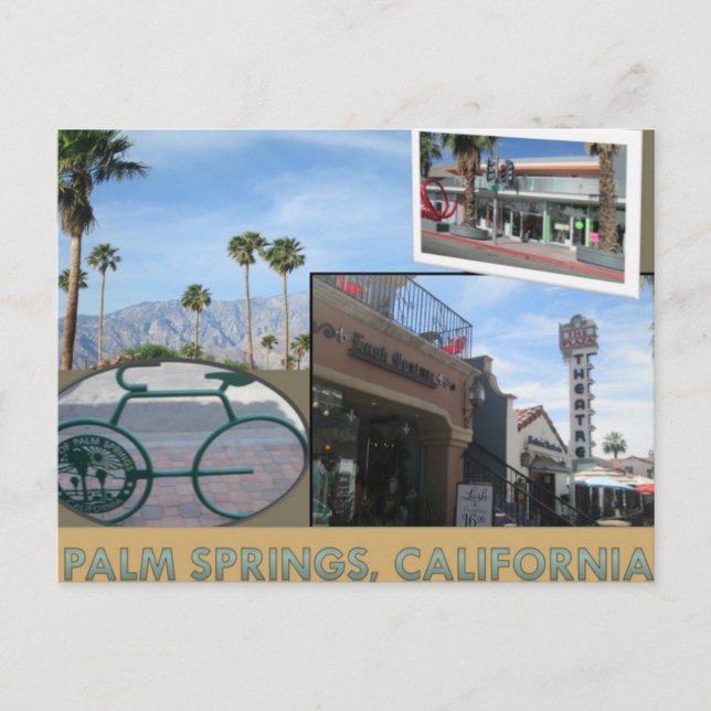 POSTAL PALM SPRINGS #2 POSTCARD (Anverso)