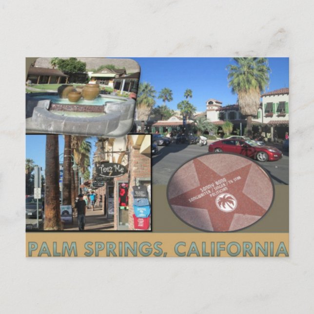 POSTAL PALM SPRINGS #3 POSTCARD (Anverso)