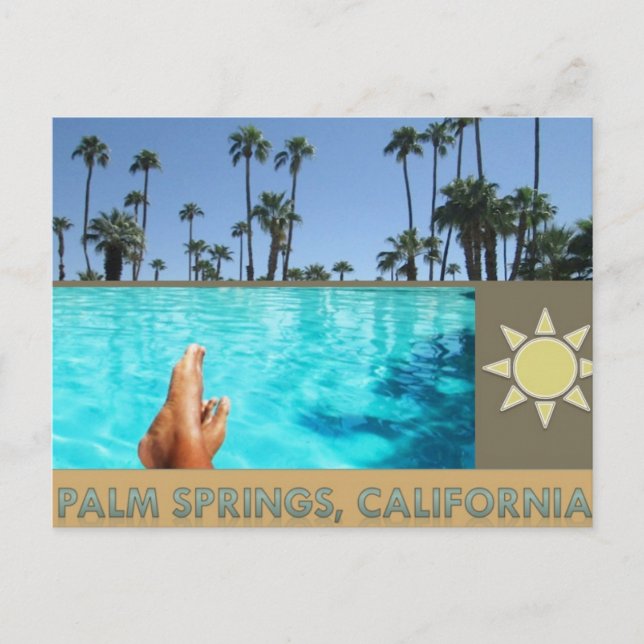 POSTAL PALM SPRINGS #4 POSTCARD (Anverso)