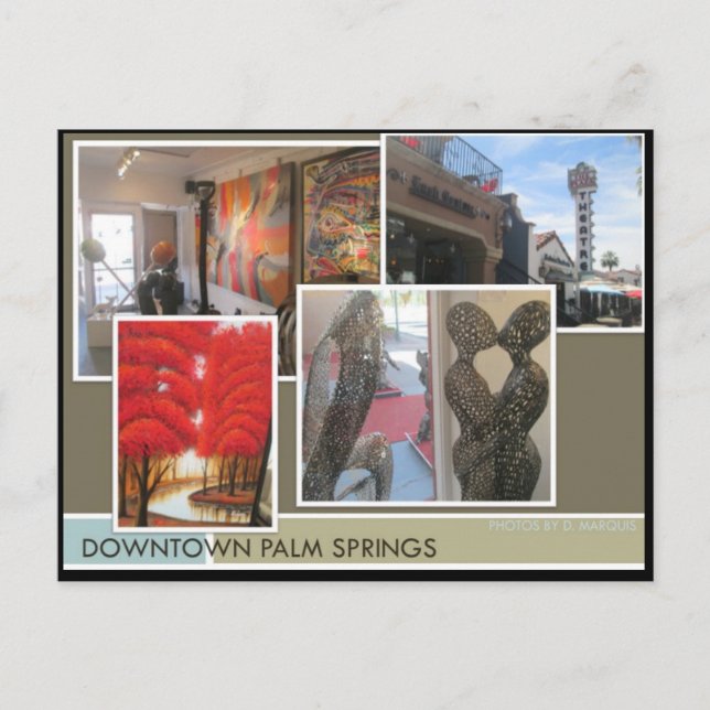 POSTAL PALM SPRINGS #7 POSTCARD (Anverso)